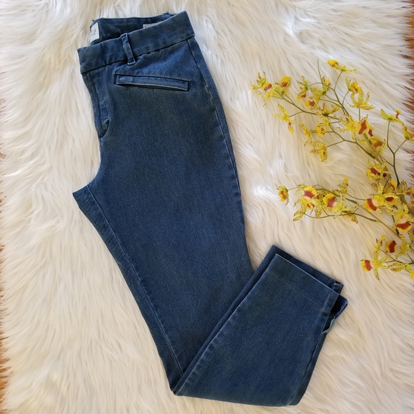 GAP Curvy Signature SKINNY ANKLE Pants Jeans Blue SIZE 6. - Picture 2 of 16